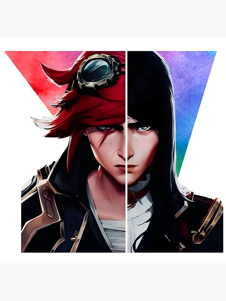 Caitvi Arcane Caitlyn Vi Throw Pillow - Image 2