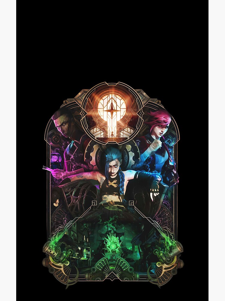 Arcane Three Characters Shower Curtain - Image 2