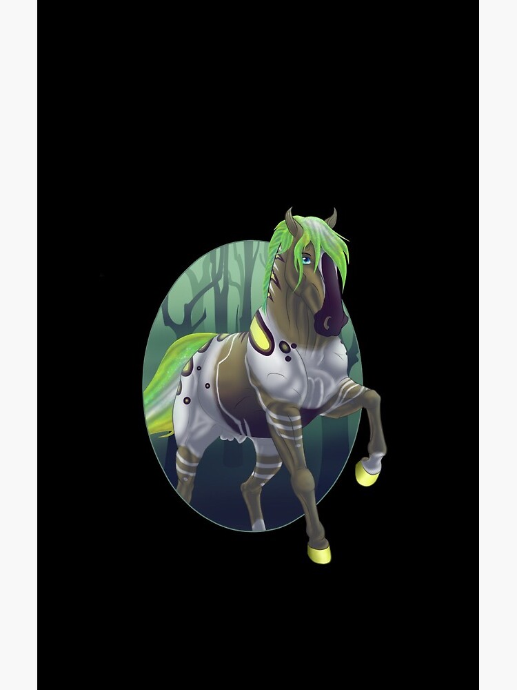 Arcane Horse Shower Curtain - Image 2