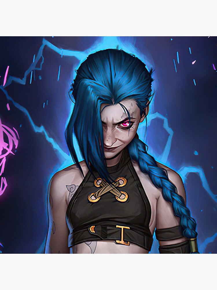 Arcane Jinx Arngy Tapestry - Image 2