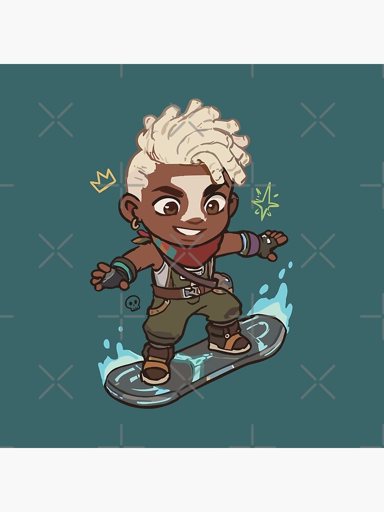 Arcane Ekko Hoverboard Ride Tapestry - Image 2