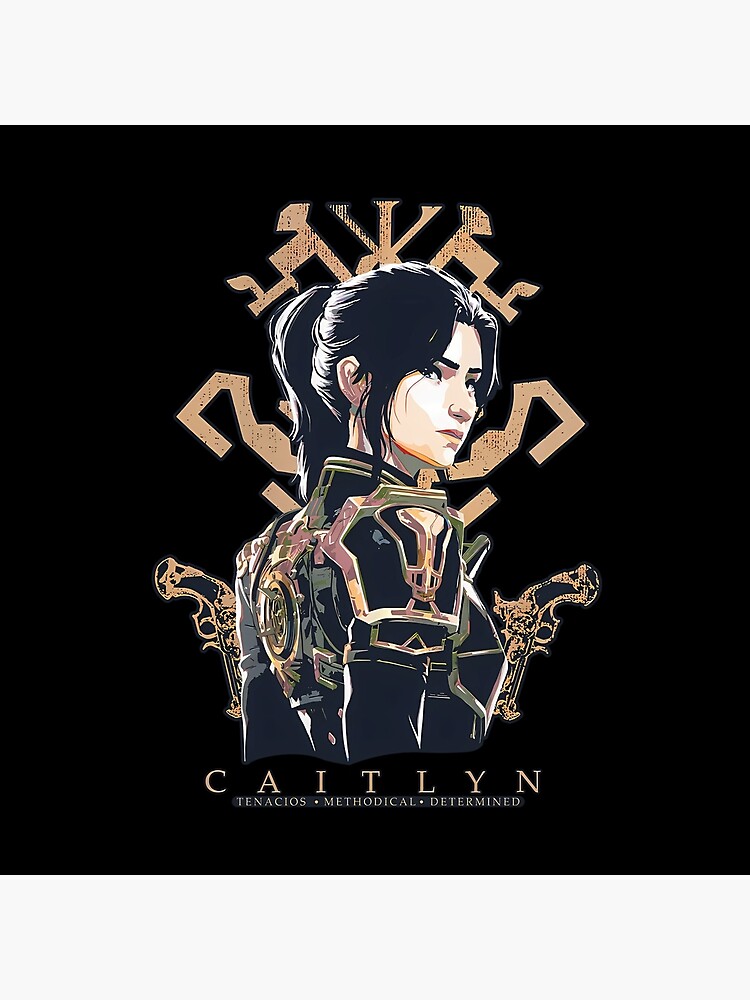 Caitlyn Arcane Movie Character Tapestry - Image 2