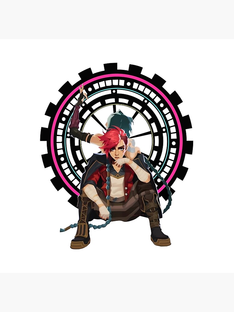 Jinx And Vi New Design Tapestry - Image 2