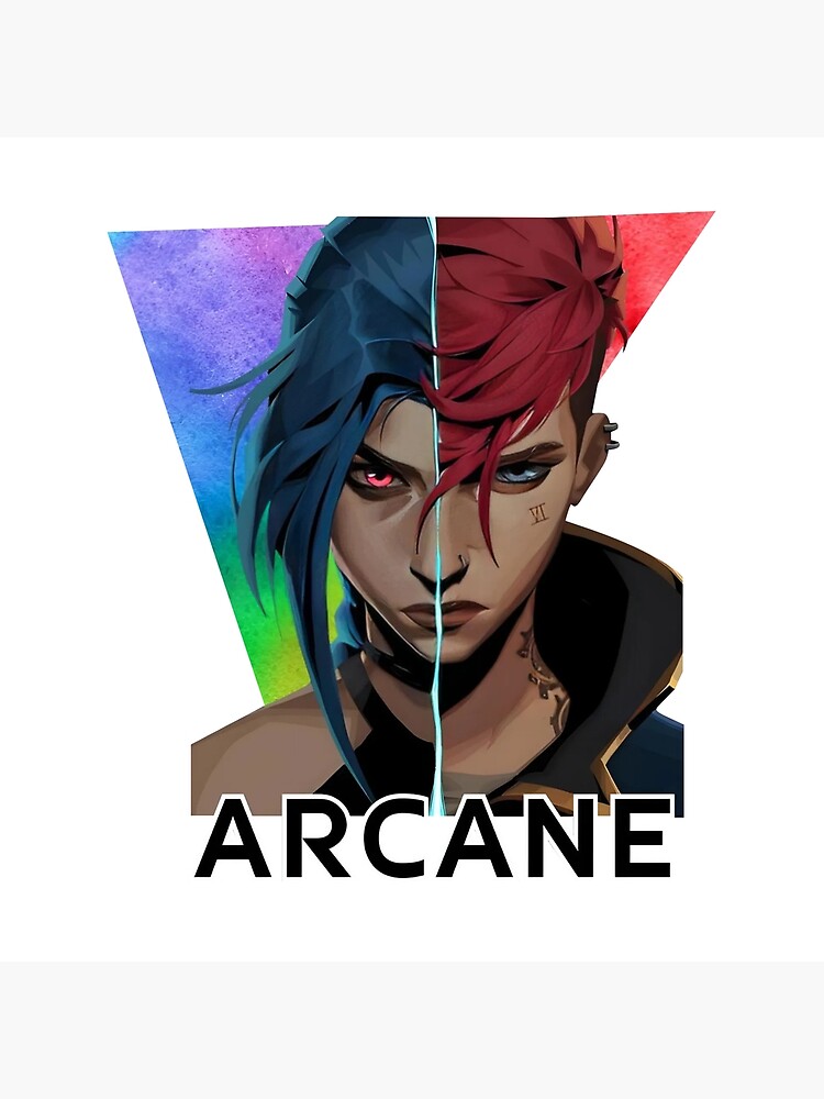 Arcane Vi And Jinx Cool Tapestry - Image 2