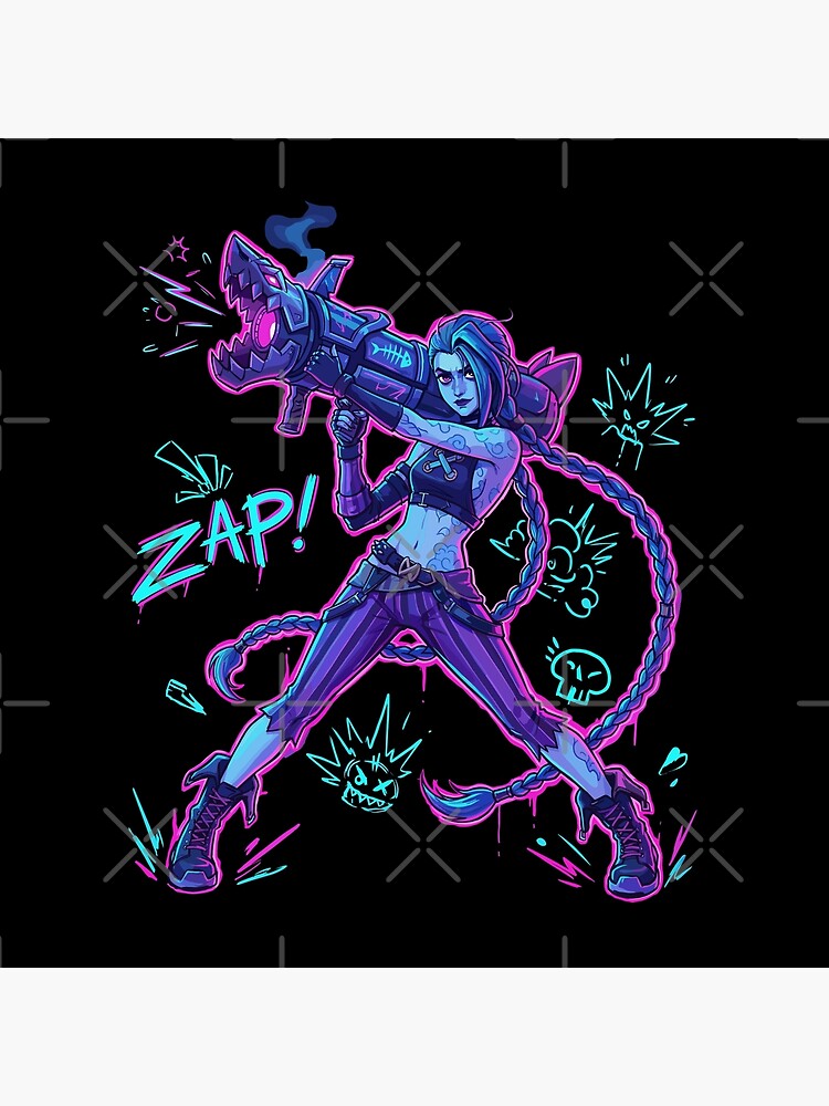 Jinx Arcane Chaos Tee Tapestry - Image 2