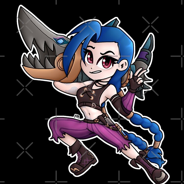 Jinx Arcane Chibi Tote Bag - Image 2