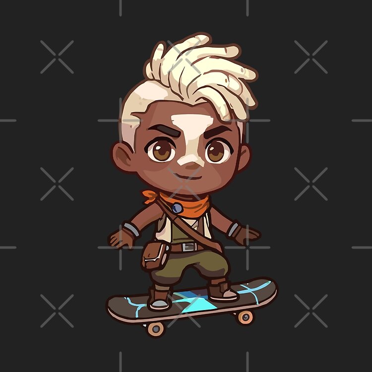 Arcane Ekko On Skateboard Tote Bag - Image 2