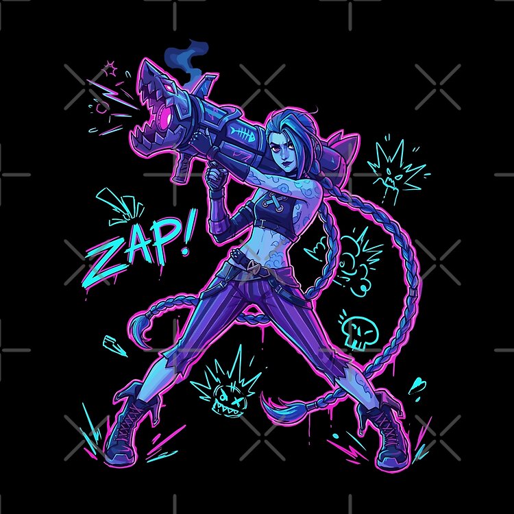Jinx Arcane Chaos Tee Tote Bag - Image 2