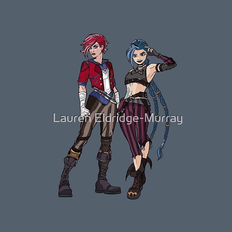 Arcane Vi And Jinx Tote Bag - Image 2