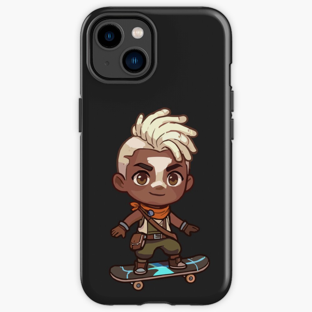 Arcane Ekko On Skateboard Iphone Case