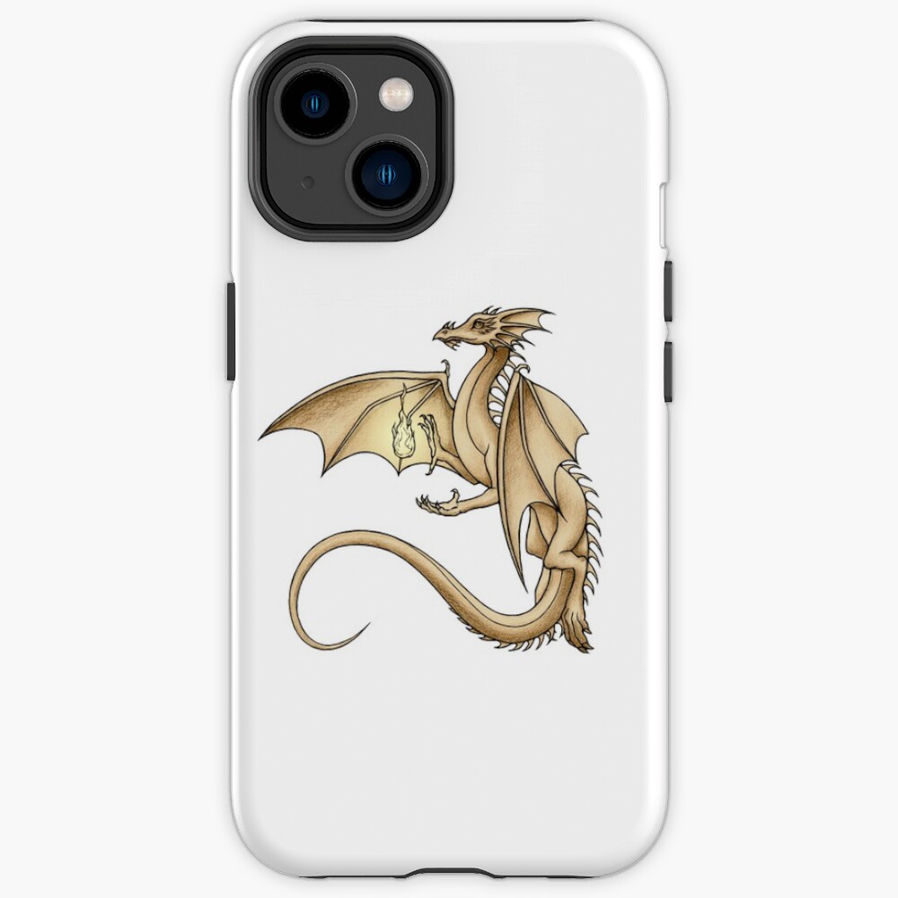 Arcane Golden Dragon Iphone Case