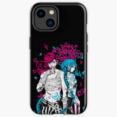 Jinx Vi Arcane Graphic Style Iphone Case