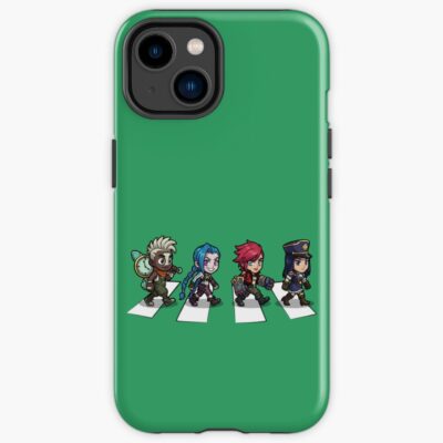 Arcane Chibi Crossover Abbey Road Style Iphone Case