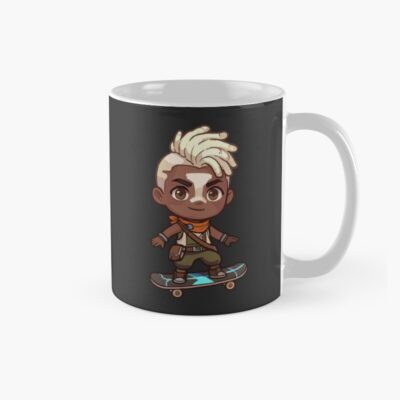 Arcane Ekko On Skateboard Mug