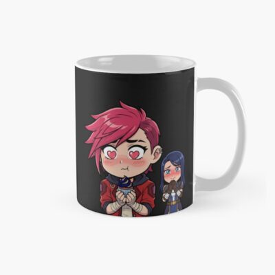 Arcane Vi And Caitlyn Love Scene Cute Cupcake Moment Mug