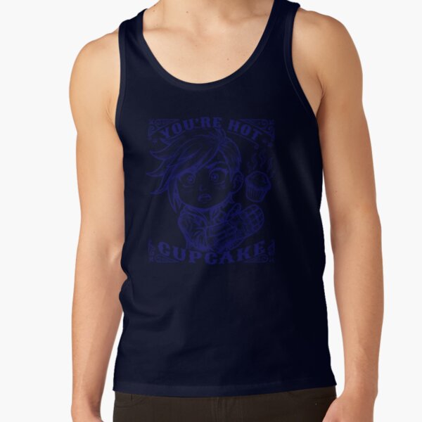 Vi Chibi Vintage Art Design You Re Hot Cupcake Arcane Tank Top - Image 5