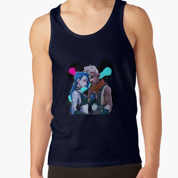 Jinx Ekko Arcane Movies Riot League Of Legends Tank Top - Image 5