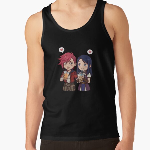 Cute Vi And Caitlyn From Arcane Boba Date Tee Tank Top