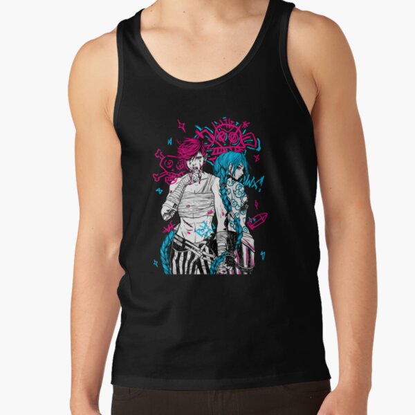 Jinx Vi Arcane Graphic Style Tank Top