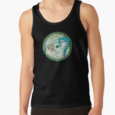 Arcane Jinx And Ekko Vynil Record Tank Top