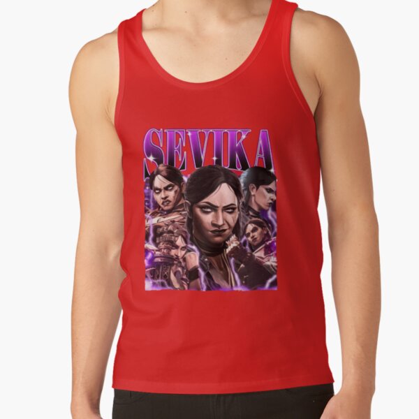 Arcane Sevika Purple Design Tank Top - Image 4