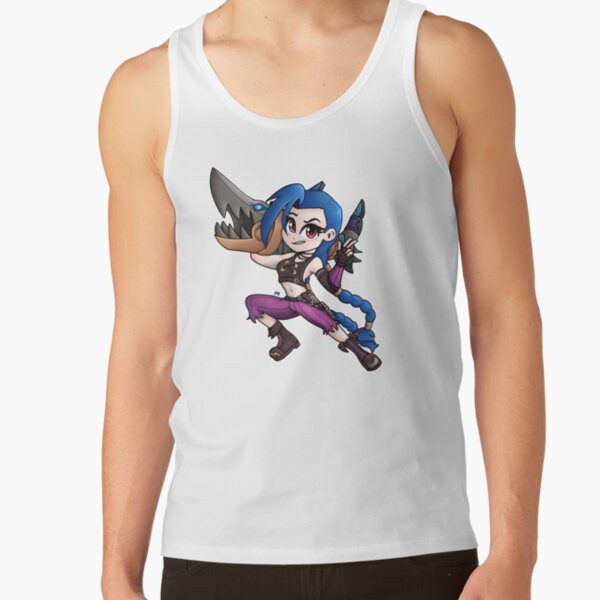 Jinx Arcane Chibi Tank Top