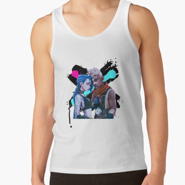 Jinx Ekko Arcane Movies Riot League Of Legends Tank Top - Image 2