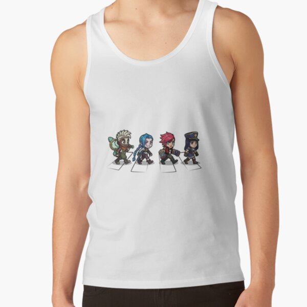 Arcane Chibi Crossover Abbey Road Style Tank Top