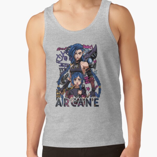 Jinx Two Versions Arcane Tank Top - Image 3