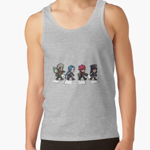 Arcane Chibi Crossover Abbey Road Style Tank Top - Image 3