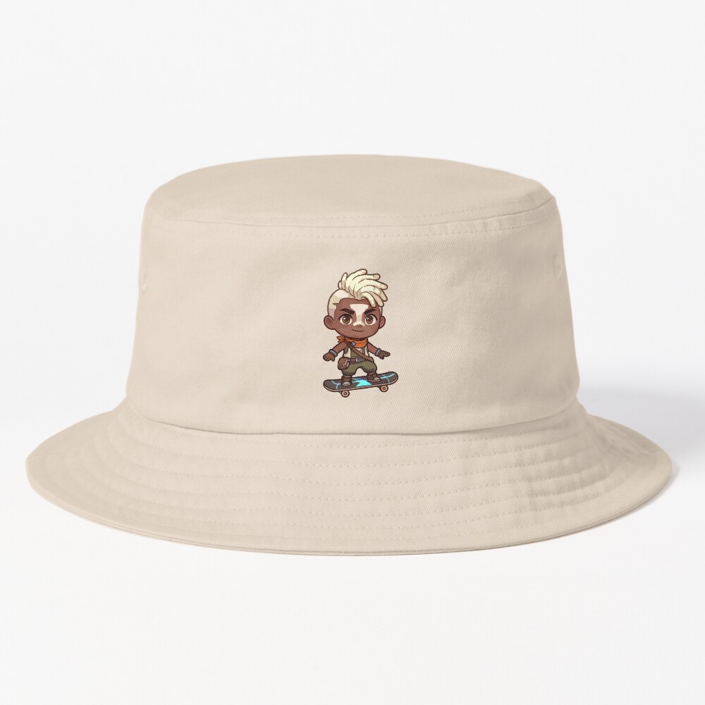 Arcane Ekko On Skateboard Bucket Hat