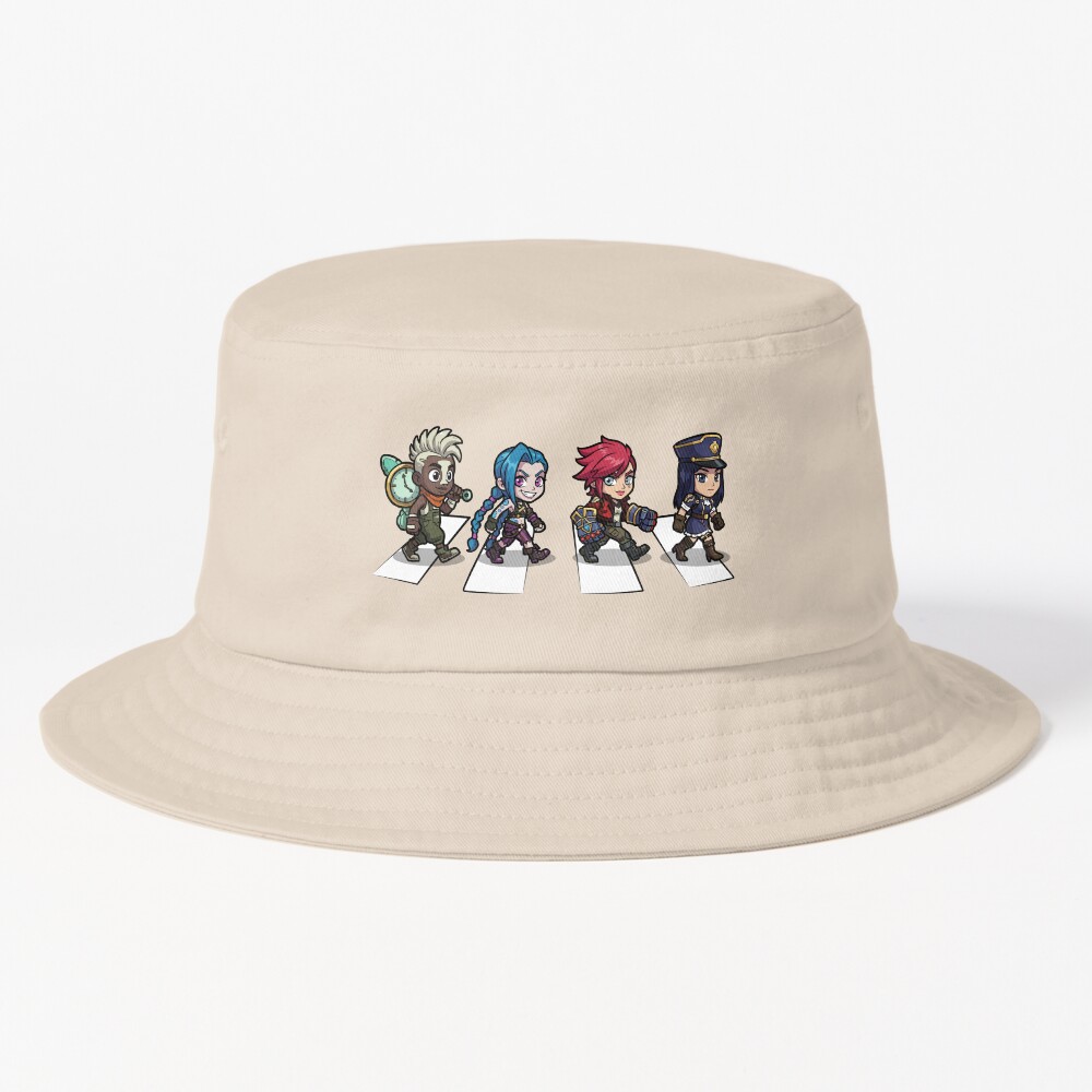 Arcane Chibi Crossover Abbey Road Style Bucket Hat