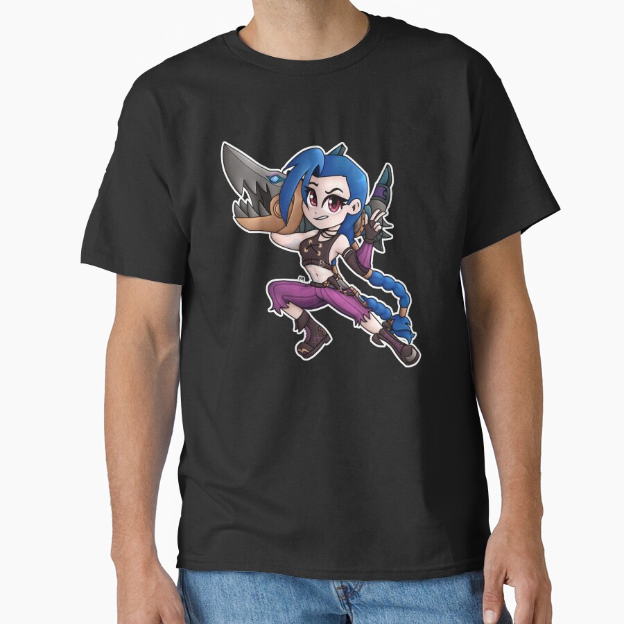 Jinx Arcane Chibi T-shirt - Image 2