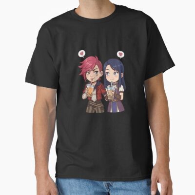Cute Vi And Caitlyn From Arcane Boba Date Tee T-shirt