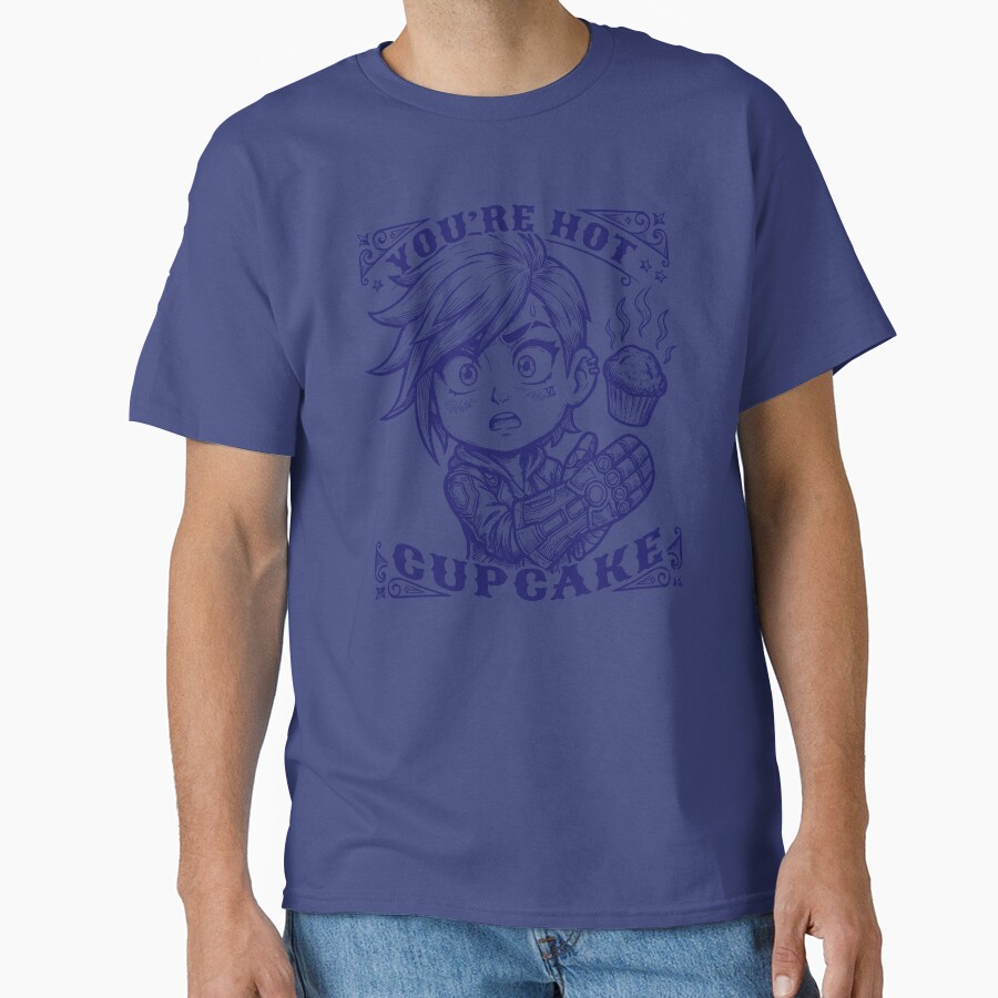 Vi Chibi Vintage Art Design You Re Hot Cupcake Arcane T-shirt - Image 4