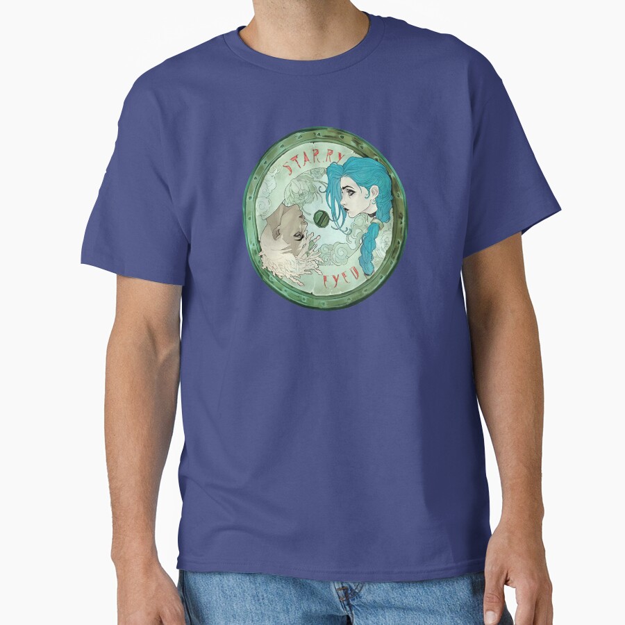 Arcane Jinx And Ekko Vynil Record T-shirt - Image 4
