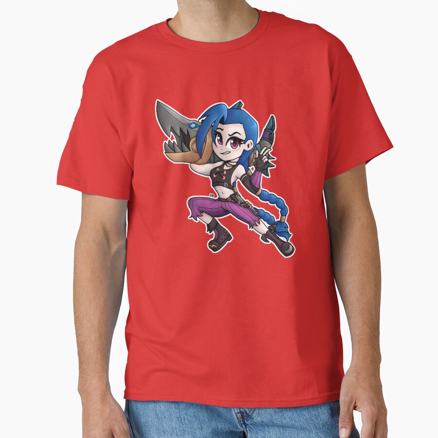 Jinx Arcane Chibi T-shirt - Image 5