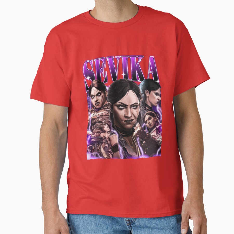 Arcane Sevika Purple Design T-shirt - Image 5