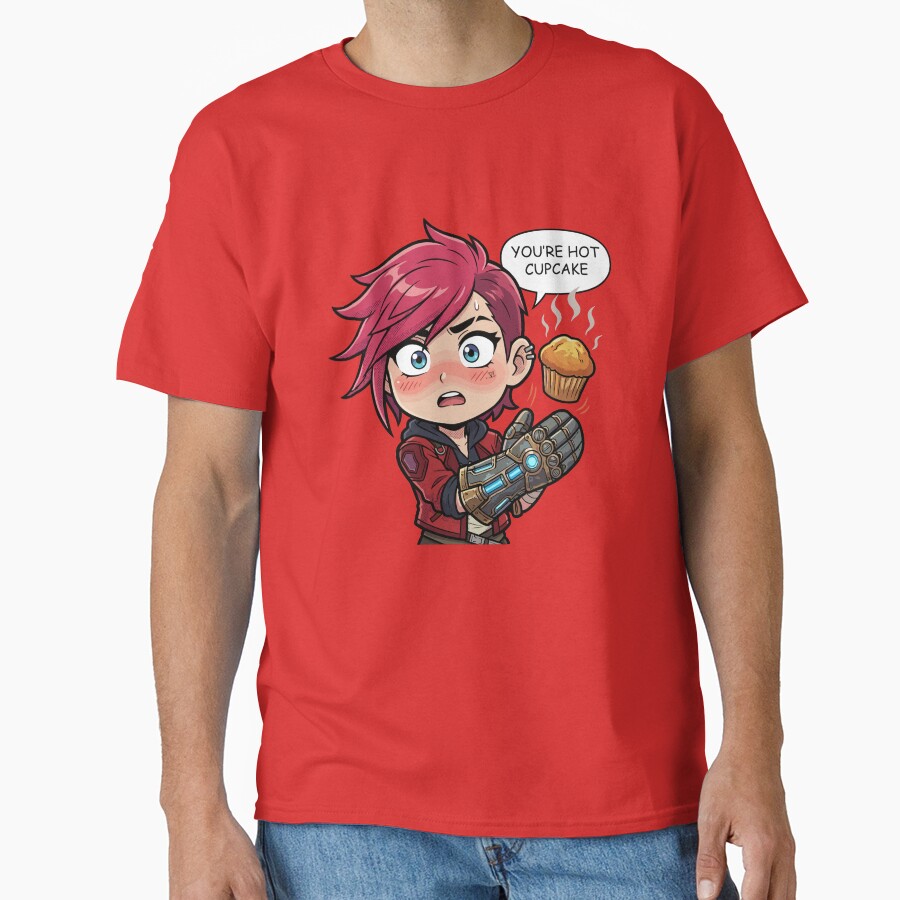 Arcane Vi You Re Hot Cupcake T-shirt - Image 5