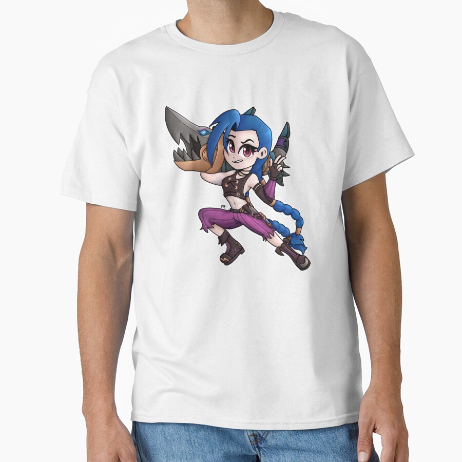 Jinx Arcane Chibi T-shirt