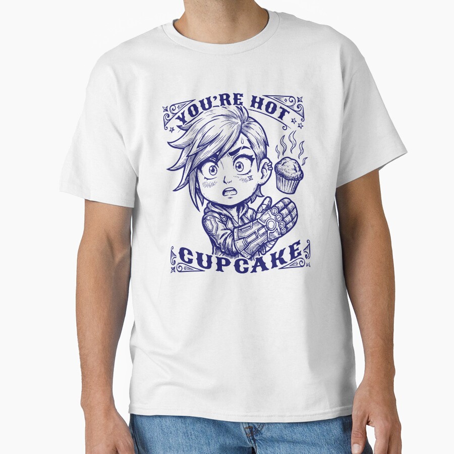 Vi Chibi Vintage Art Design You Re Hot Cupcake Arcane T-shirt