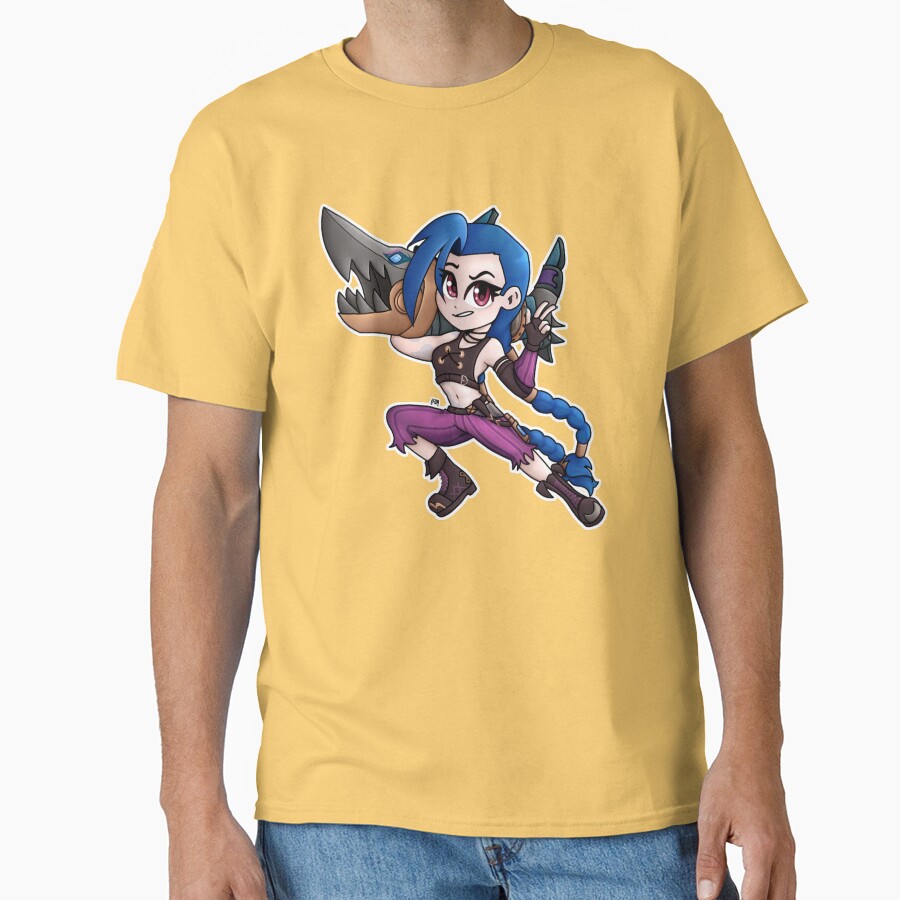 Jinx Arcane Chibi T-shirt - Image 6