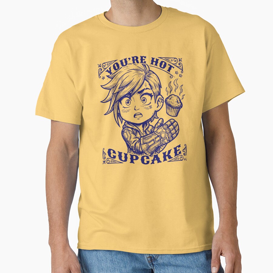 Vi Chibi Vintage Art Design You Re Hot Cupcake Arcane T-shirt - Image 6
