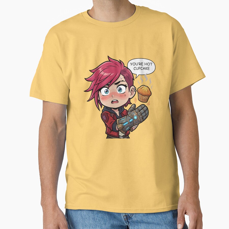 Arcane Vi You Re Hot Cupcake T-shirt - Image 6