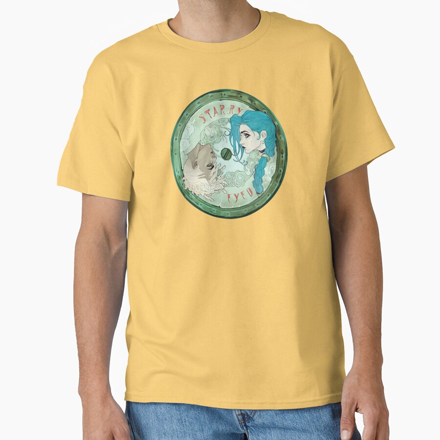 Arcane Jinx And Ekko Vynil Record T-shirt - Image 6