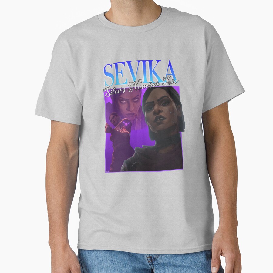 Arcane 90s Sevika T-shirt - Image 4