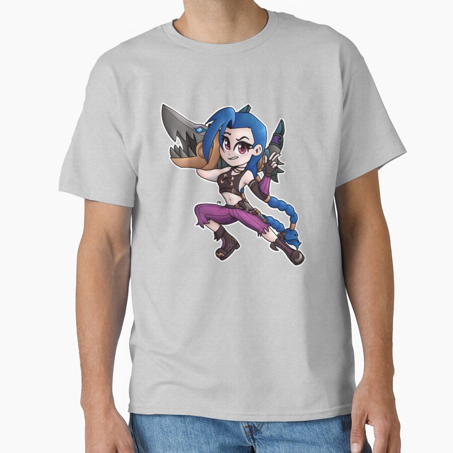 Jinx Arcane Chibi T-shirt - Image 3