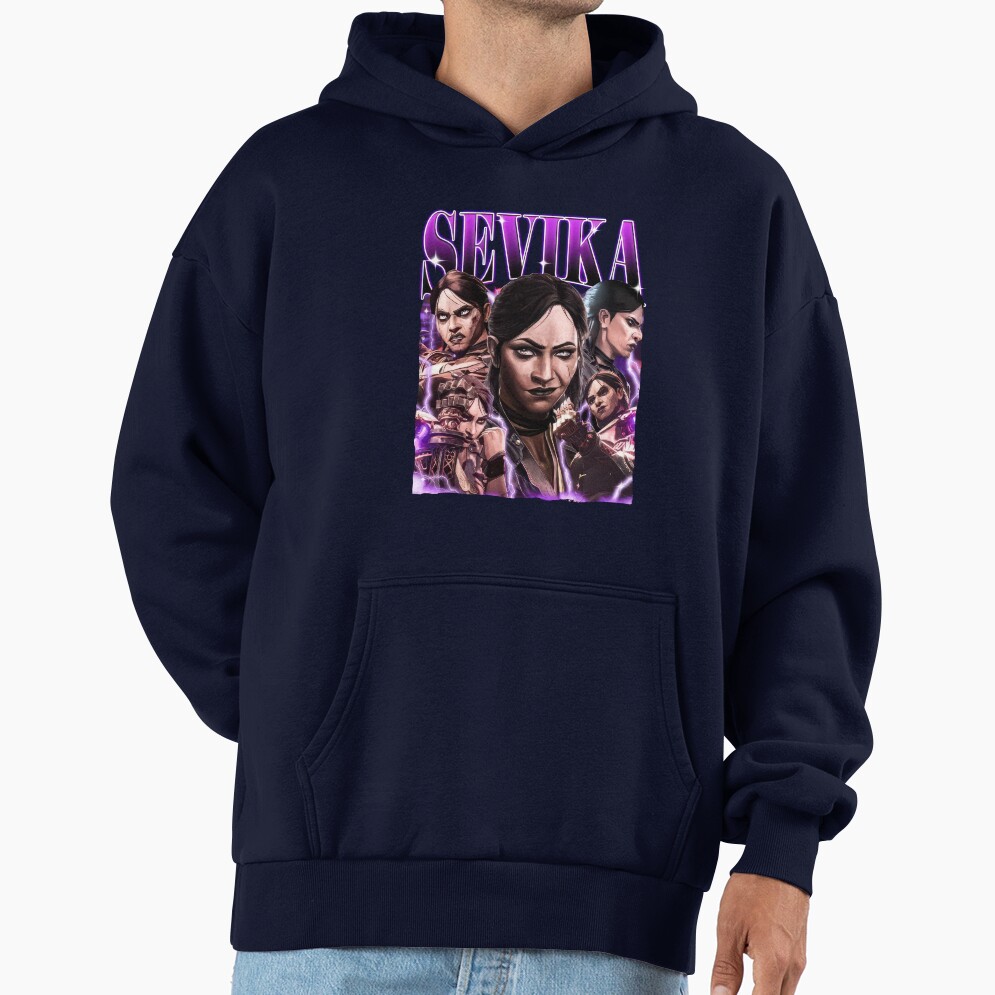 Arcane Sevika Purple Design Hoodie - Image 5