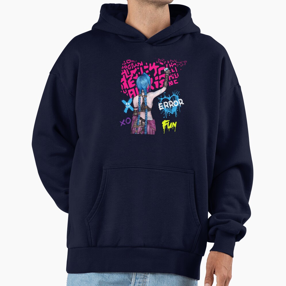 Jinx Arcane Graphic Style Hoodie - Image 5