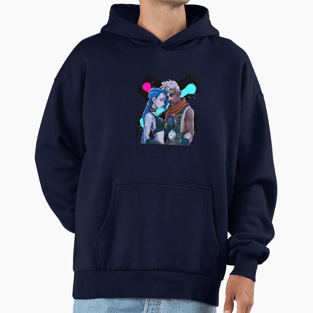 Jinx Ekko Arcane Movies Riot League Of Legends Hoodie - Image 5